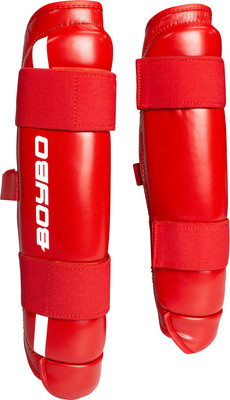 Защита голени для единоборств BoyBo Knock Out IK-35 (L, красный)