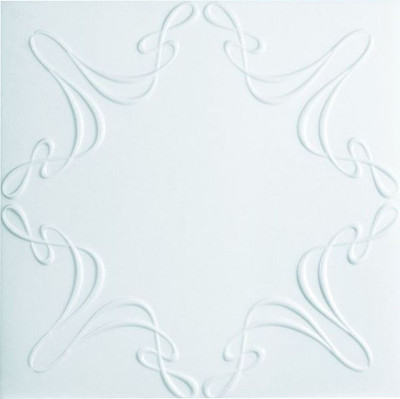 Потолочная плита FORMAT 3702 из экструзированного пенополистирола (500x500, уп.8шт, белый)