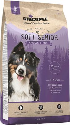 Сухой корм для собак Chicopee CNL Soft Senior Chicken & Rice (2кг)