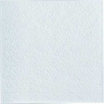 Потолочная плита FORMAT 514 из штампованного пенополистирола (500x500, уп.8шт, белый)