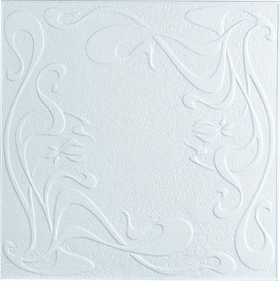 Потолочная плита FORMAT 803 Люкс из штампованного пенополистирола (500x500, уп.8шт, белый)