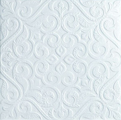 Потолочная плита FORMAT 809 Люкс из штампованного пенополистирола (500x500, уп.8шт, белый)