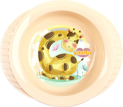Тарелка для кормления Полимербыт Giraffix 4342273