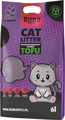Наполнитель для туалета Bubu Pets Tofu Lavender (2.5кг/6л)
