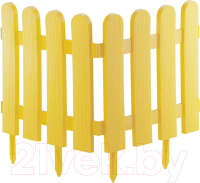 Изгородь декоративная Palisad Классика 65002 (желтый)