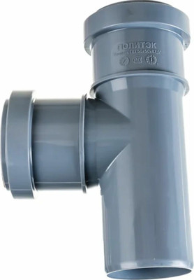 Тройник внутренней канализации Политэк ТПК 50x50/87 ПП