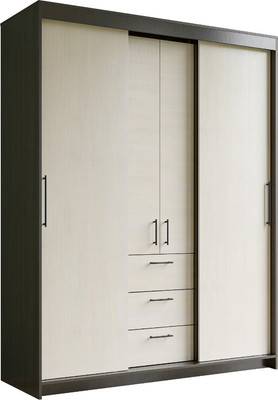 Шкаф Евва Престиж Без зеркал / ПР-4D2Z3S (венге/дуб шамони светлый)