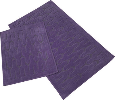 Набор ковриков для ванной и туалета Karven Yay / KV 107 (Mor/фиолетовый)
