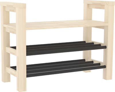 Полка для обуви ФанДОК Ф-156.12-01 (лак)