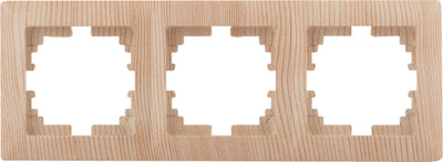 Рамка для выключателей и розеток INTRO Solo 4-503-11 / Б0043423 (сосна)
