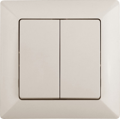Выключатель INTRO Solo 4-107-02 / Б0053610 (слоновая кость)