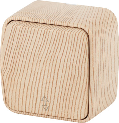 Выключатель INTRO Polo 3-103-11 / Б0053536 (сосна)