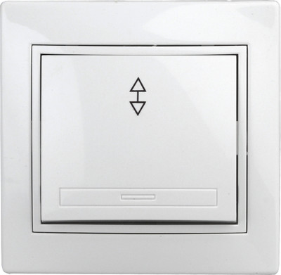 Выключатель INTRO Plano 1-103-01 / Б0053742 (белый)