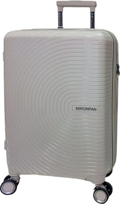 Чемодан на колесах Mironpan 24109 (S, светло-серый)