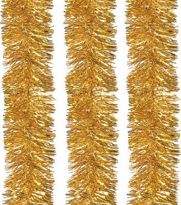 Мишура Золотая сказка 592220 (3шт, золотой)