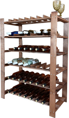 Стеллаж для бутылок Четыре Солнца SV-360 (коричневый)