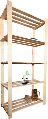 Стеллаж Четыре Солнца S-824 (натуральный)