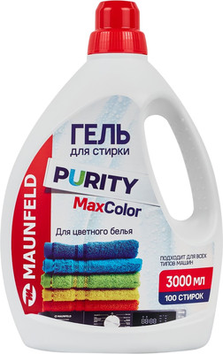 Гель для стирки Maunfeld Purity Max Color MWL3000PC (3л)