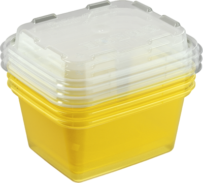 Набор лотков для заморозки Berossi Zip Mini ИК 84555000 (3шт, лимон)