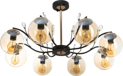 Люстра BayerLux Ариса 10385974 (черный/золото)