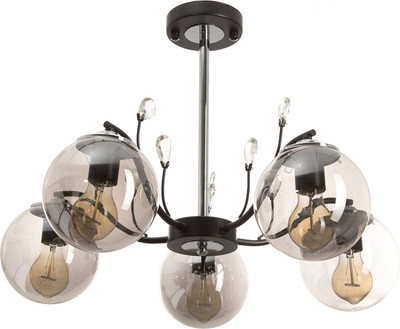 Люстра BayerLux Ариса 10385975 (черный/серебристый)