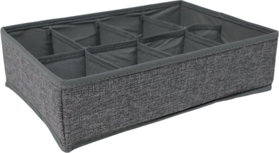 Кофр для хранения AksHome Mackenzie-1 8 ячеек (серый)