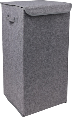 Корзина для белья AksHome Mackenzie-4 (серый)