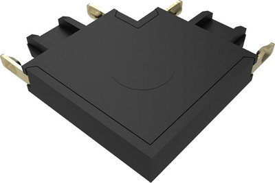 Коннектор для шинопровода JAZZway MTR16 CL-BL / 5057296 (черный)