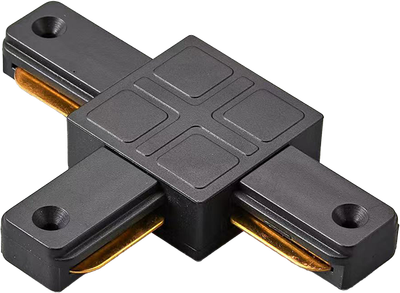 Коннектор для шинопровода JAZZway PTR P CT-BL / 5052154 (черный)