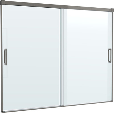 Стеклянная шторка для ванны Cezares Tandem-Soft-VF-2-180/145-C-GM-IV