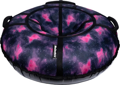 Тюбинг-ватрушка Hubster Люкс Pro S Галактика блэк 110см / во9126-4