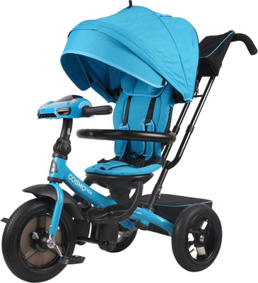 Трехколесный велосипед с ручкой CosmoRide LX-01NA (синий)