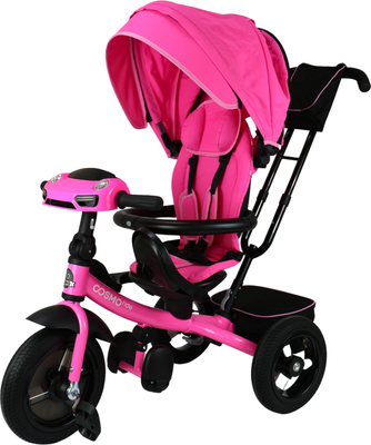 Трехколесный велосипед с ручкой CosmoRide LX-01PK (розовый)