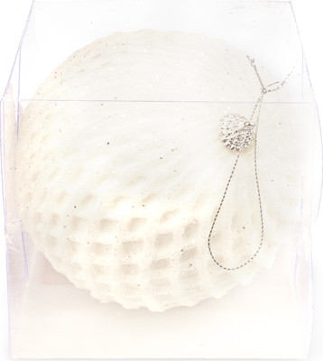 Шар новогодний Ausini M87-29 (белый)