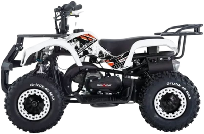 Квадроцикл AVM Grizlik 49 Max (белый)