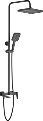 Душевая система со смесителем Shevanik S9936H (черный)