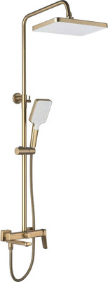 Душевая система со смесителем Shevanik S9936G (золотой сатин)