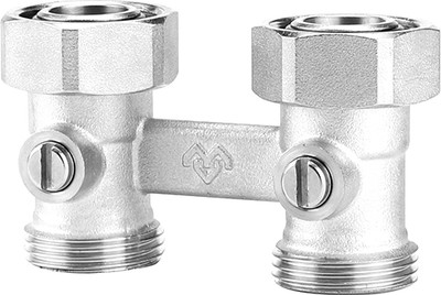 Узел подключения для радиатора Varmega 3/4"x3/4" EK / VM14111 (прямой, нижнее подключение)