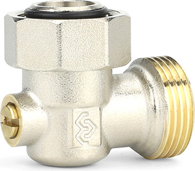 Узел подключения для радиатора Varmega 3/4"EK x 3/4"EK ВР-НР / VM14201 (угловой, нижнее подключение)