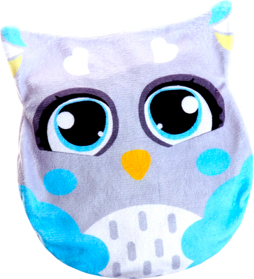 Игрушка-грелка детская Крошка Я Сова с вишневыми косточками / 10450895 (серый)