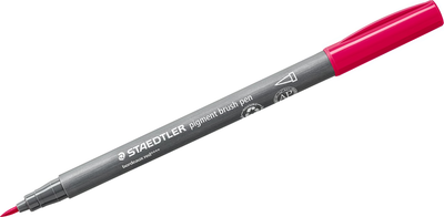 Лайнер Staedtler Pigment Brush / 371-23 (бордово-красный)