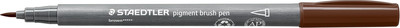 Лайнер Staedtler Pigment Brush / 371-76 (коричневый)
