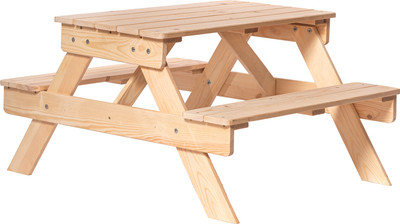 Комплект мебели с детским столом Четыре Солнца SPD-1100 (натуральный)