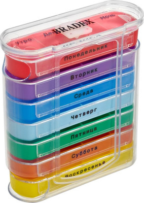 Таблетница Bradex Неделька KZ 1920 (мультиколор)