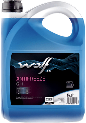 Антифриз WOLF G11 Концентрат / 50050/5 (5л, синий)