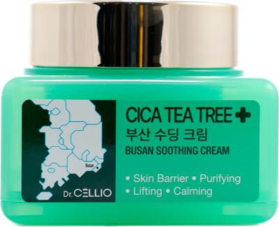 Крем для лица Dr. Cellio Busan Cica Tea tree Soothing Cream (75мл)