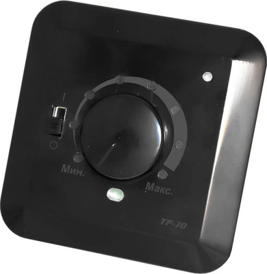 Терморегулятор для теплого пола ЭргоЛайт ТР-70 ПВ (черный)