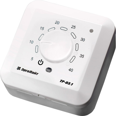 Терморегулятор для климатической техники ЭргоЛайт ТР-03.1ВН (белый)