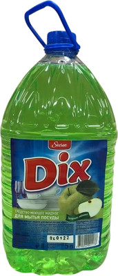 Средство для мытья посуды Dix Зеленое яблоко (5л)