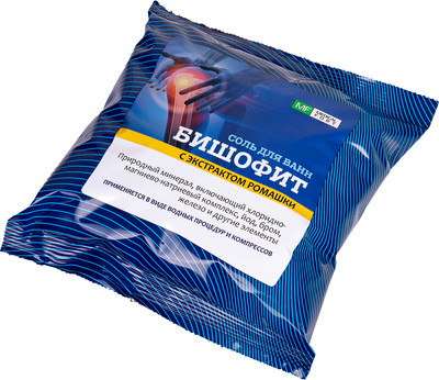 Соль для ванны Medicalfort Бишофит косметическая экстрактом ромашки (500г)